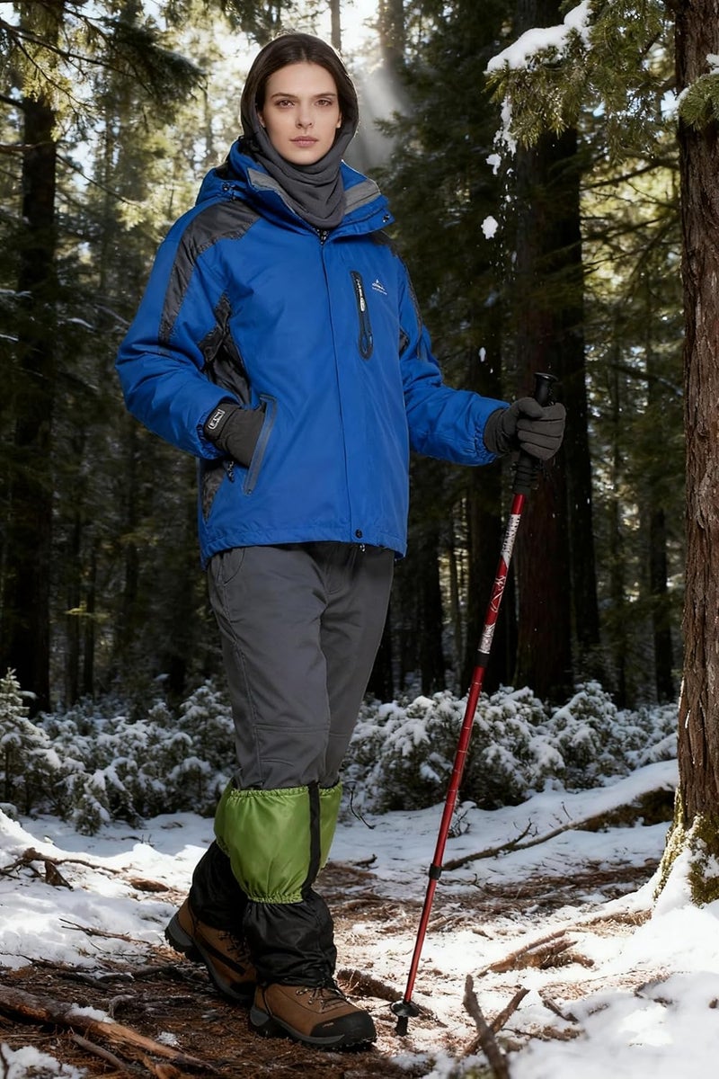 Wind Tour Winter Snow Gaiters for Hiking - Waterproof Ankle Covers for Snow Trekking, Skiing - Universal Fit Men Women - Image 5